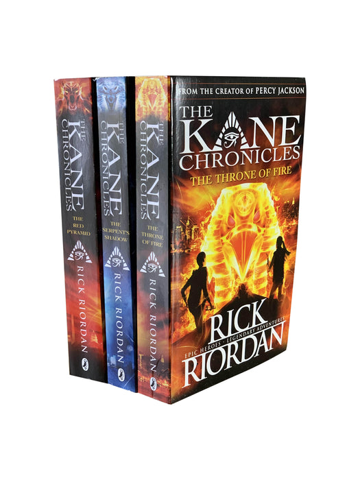 Kane Chronicles 3 Book Paperback Set By Rick Riordan