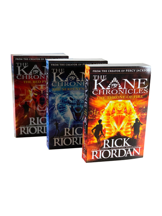 Kane Chronicles 3 Book Paperback Set By Rick Riordan