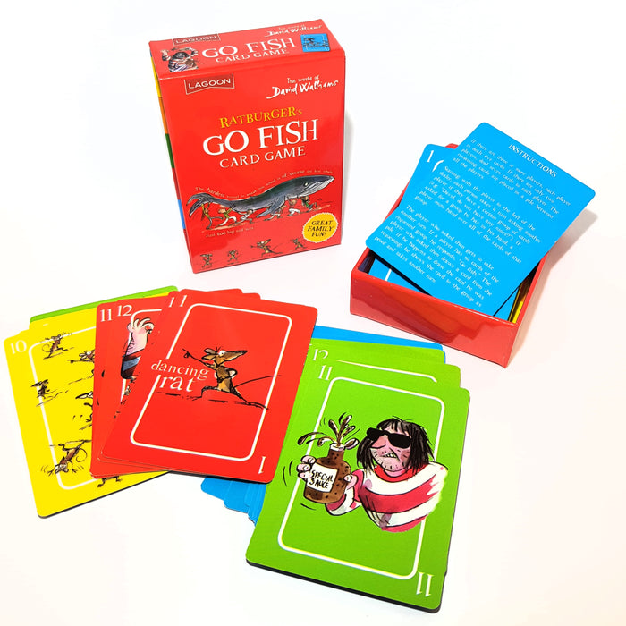 The World of David Walliams Ratburger's Go Fish Card Game