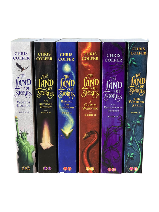 The Land Of Stories 6 Book Collection By Chris Colfer