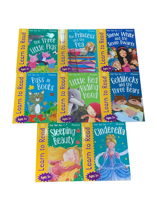 Get Set Go: Miles Kelly Learn To Read Phonics 8 Book Collection