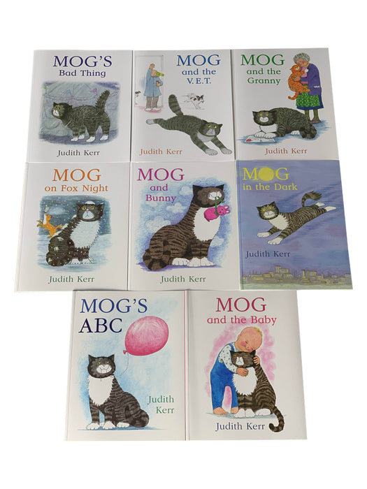 Mog The Cat 8 Book Collection By Judith Kerr