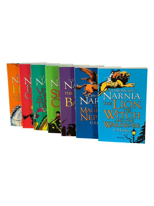 DAMAGED The Chronicles of Narnia 7 Book Box Set By C.S. Lewis DAMAGED