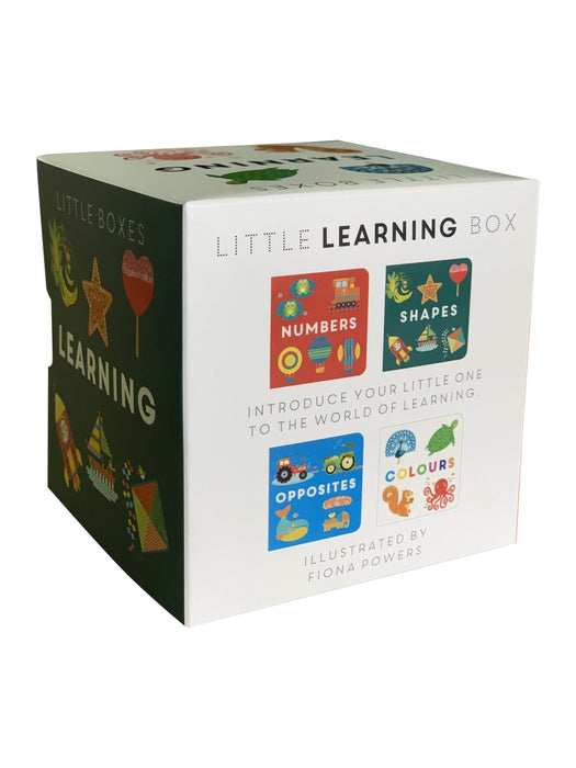 Little Boxes: Learning 4 Board Books Set By Fiona Powers