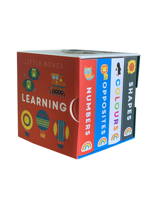 Little Boxes: Learning 4 Board Books Set By Fiona Powers