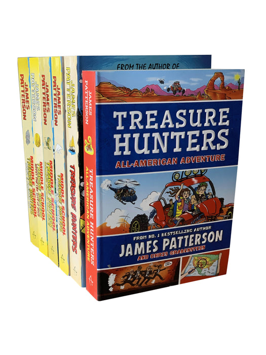 Treasure Hunter Middle School Series 1-6 Book Collection by James Patterson