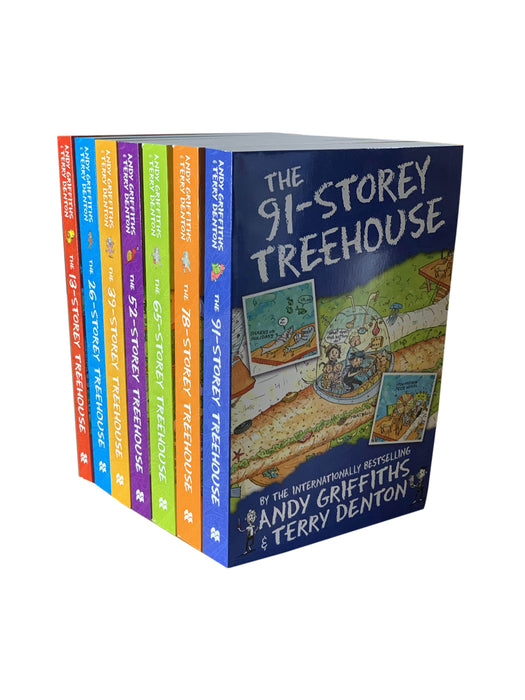 The 13 Storey Treehouse 7 Book Collection Set By Andy Griffiths & Terry Denton