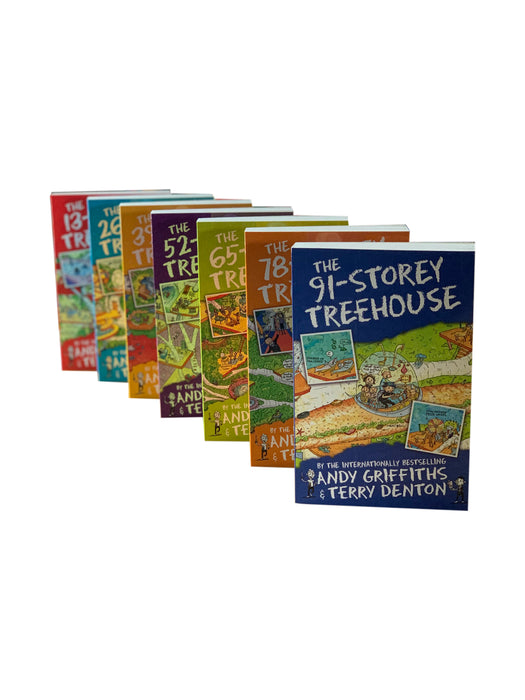 The 13 Storey Treehouse 7 Book Collection Set By Andy Griffiths & Terry Denton