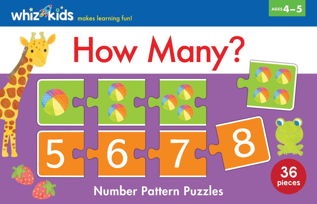 Whiz Kids How Many?... Number Pattern Puzzles