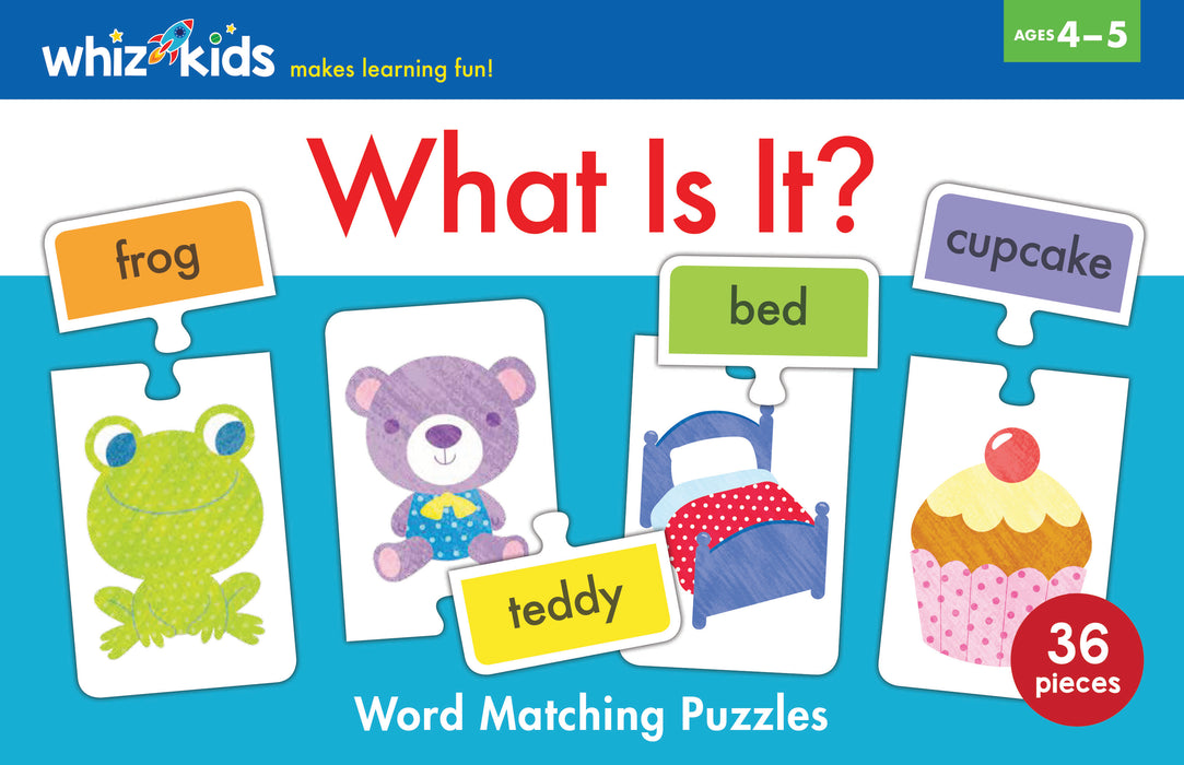 Whiz Kids What Is It?... Word Matching Puzzles