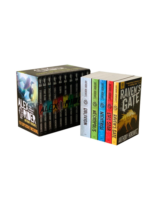 Alex Rider & Power of Five 15 Book Collection By Anthony Horowitz