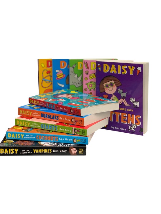 Kes Gray Daisy & The Trouble With Kittens 10 Book Collection Set