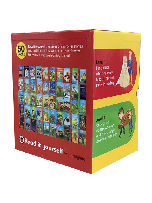 Ladybird Read It Yourself 50 Book Collection Set, Levels 1-4