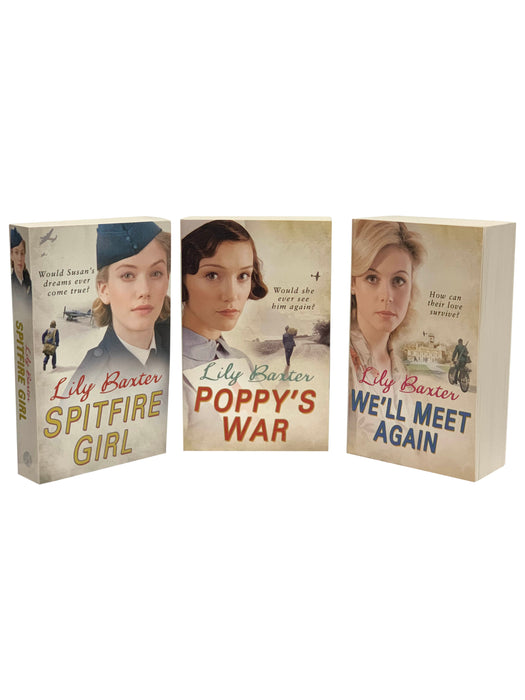 Lily Baxter 3 Book Collection Set Spitfire Girls...