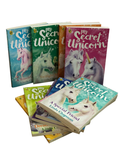 My Secret Unicorn 10 Book Collection Set By Linda Chapman