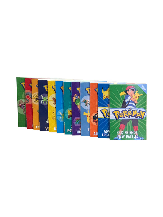 DAMAGED Pokemon Epic 12 Book Set Collection, Ash's Big Challenge DAMAGED