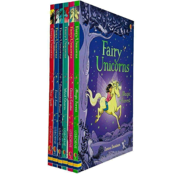 Usborne Fairy Unicorns 6 Book Collection Set By Zanna Davidson