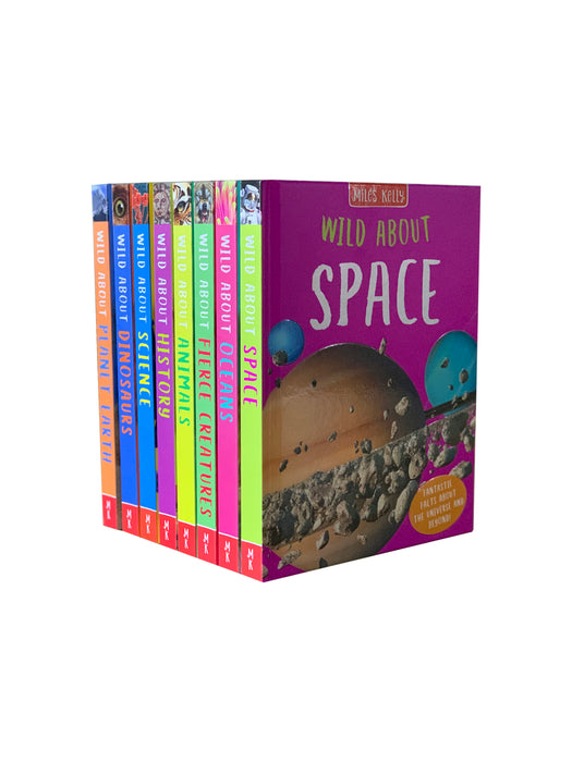 Early Learning Miles Kelly Wild About.. Hardback 8 Books Collection Set; Animals, Science, Oceans